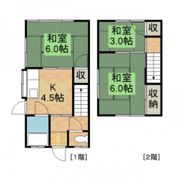 片山借家 左の間取り画像