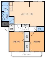 ヴァン・ヴェール久米の間取り画像