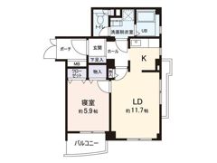 フレア雪谷の間取り画像