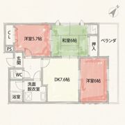 ヒルズシティ寝屋川の間取り画像