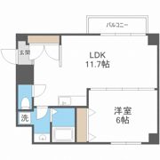 CITY SPIRE難波WESTⅡ(HERMITAGE NANBA WEST )の間取り画像