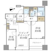白金ザ・スカイ東棟の間取り画像