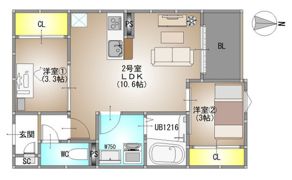 REGALEST住吉の間取り画像