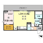 TORISIA飛田の間取り画像