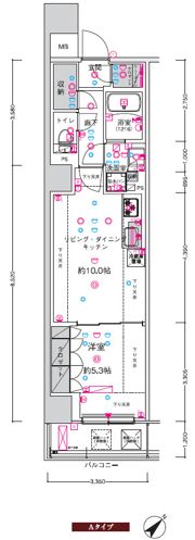 CREST TAPP 新横浜Ⅱの間取り画像