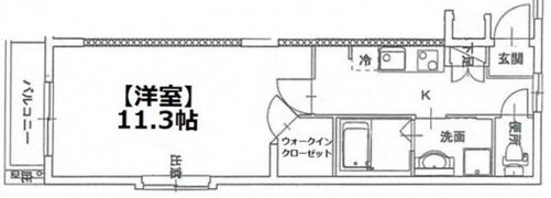 noblesse県病院前の間取り画像