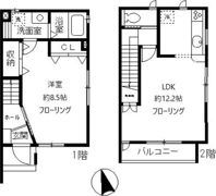 カーサベルデ瀬田 Dの間取り画像
