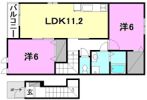 グランフレイム斎院の間取り画像