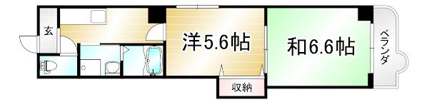 ソレイユ北山の間取り画像