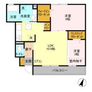 ルミナス松本の間取り画像