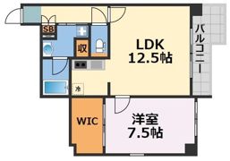BRAVI南堀江の間取り画像