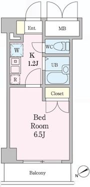 KDXレジデンス横浜関内の間取り画像