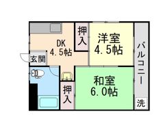 シティハイツ西岡本の間取り画像