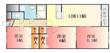 メゾンTAKEDAの間取り画像