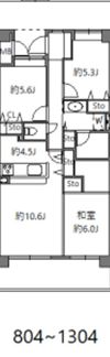 アソシエール溝の口の間取り画像