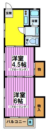 コーポつかさの間取り画像