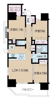 パレステージ本川越の間取り画像