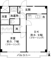 碑文谷メゾンの間取り画像