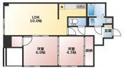 ベルトピア富山 Ⅰの間取り画像