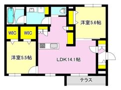 クイーンヒルズの間取り画像