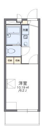 レオパレスクリスタ住吉の間取り画像