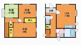 森安メゾネットの間取り画像