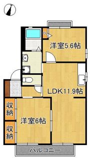 ディアス楠木Bの間取り画像