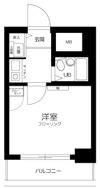 プレールアイディ大森Ⅱの間取り画像