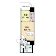 セレニテ難波ミラク参番館の間取り画像