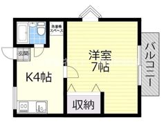 タケウチハイツの間取り画像