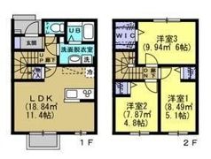 アイリーコート南小泉の間取り画像