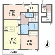 ドーフィンコートの間取り画像