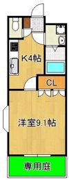 アメニティ徳力の間取り画像