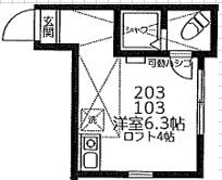 ユナイト北加瀬ラムズゲートの間取り画像