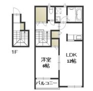 オリーブハウス Aの間取り画像