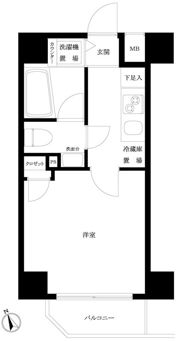 ファーストプレイス大崎の間取り画像