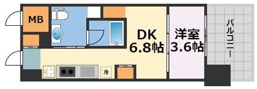 J．GRAN Court京町堀の間取り画像