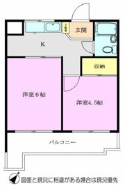 メゾン溝沼の間取り画像