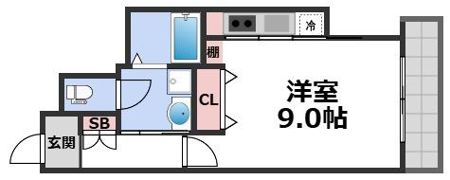 W.O.B.HANATENの間取り画像