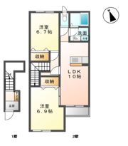 ボンヌールの間取り画像