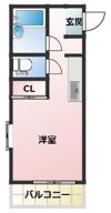 藤コーポの間取り画像