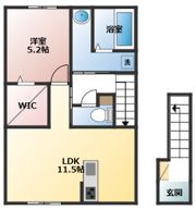 Rutile森田 A棟の間取り画像