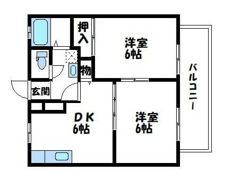 ビーラインふじもとの間取り画像