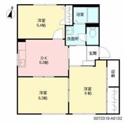 ディアスさくらA棟の間取り画像