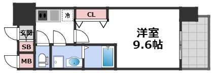 レジデンス大阪レトログラードの間取り画像