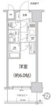 エスリード神戸大倉山ヒルズの間取り画像