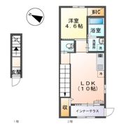 アップルテラスの間取り画像