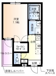 フジパレス城北公園通V番館の間取り画像