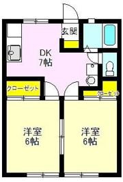 タウンハイツⅠの間取り画像