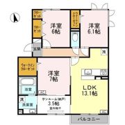 コンフォール川崎の間取り画像